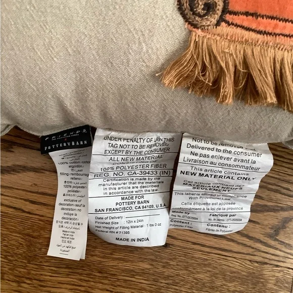 NWT Friends x Pottery Barn Decor Pillow - Picture 5 of 10